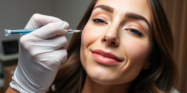 Botox Zürich: Professional facial injection in a modern clinic emphasizing natural results and safety.