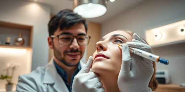 Expert Botox Behandlung in Zürich: professional facial injection performed by a Facharzt in a modern clinic setting for natural rejuvenation.