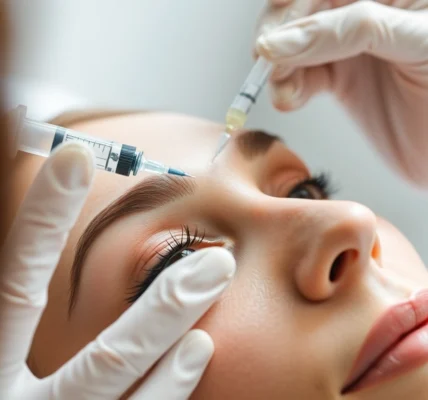 Botox Behandlung: Fachkundige Injektion für glatte und jugendliche Haut im modernen Behandlungsraum