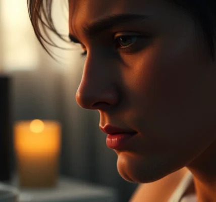 Detailed shot of a hyperrealistic AI porn generator character with textured skin and warm lighting for immersive adult content.