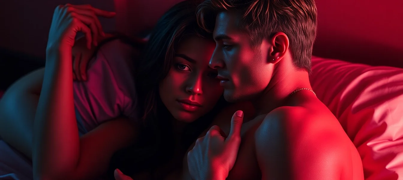 Captivating scene created by a nsfw ai generator showcasing hyper-realistic adult imagery with detailed textures and emotional expression, designed for accessibility.