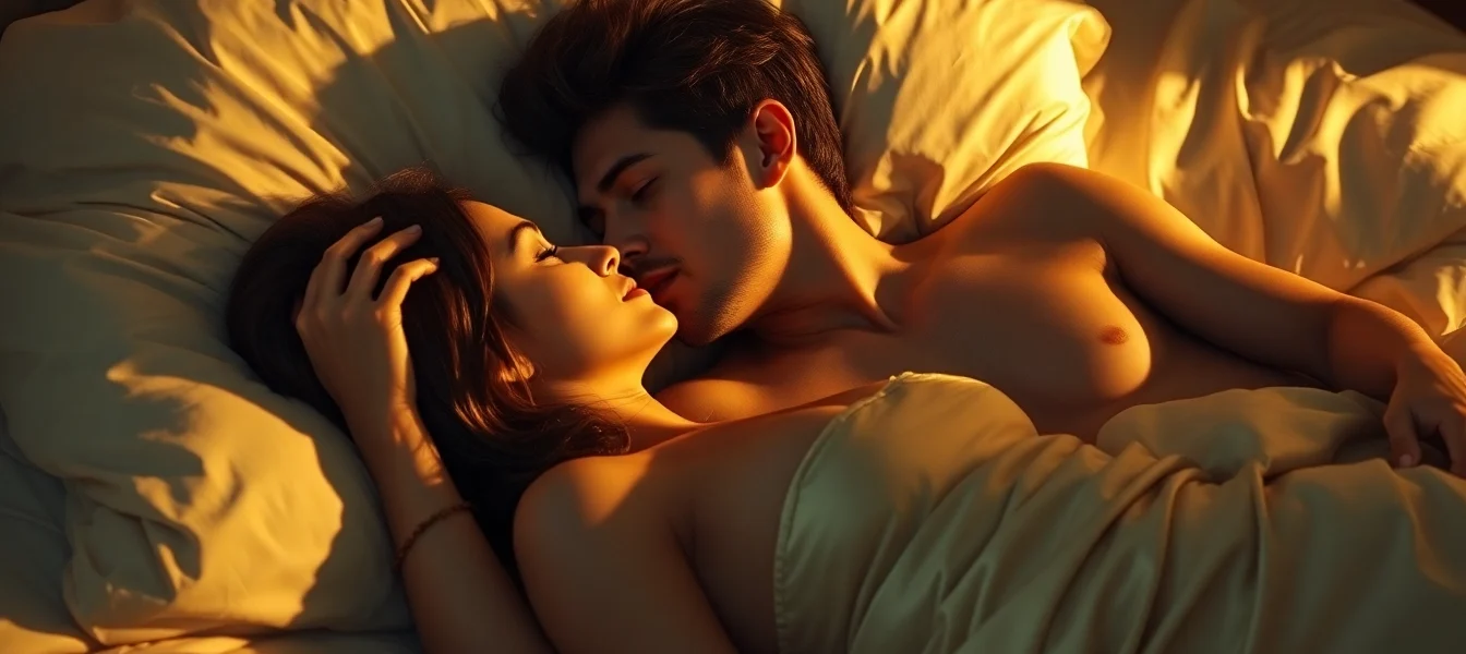 Detailed nsfw ai-generated scene with intimate posing and realistic textures, designed for adult creative projects.