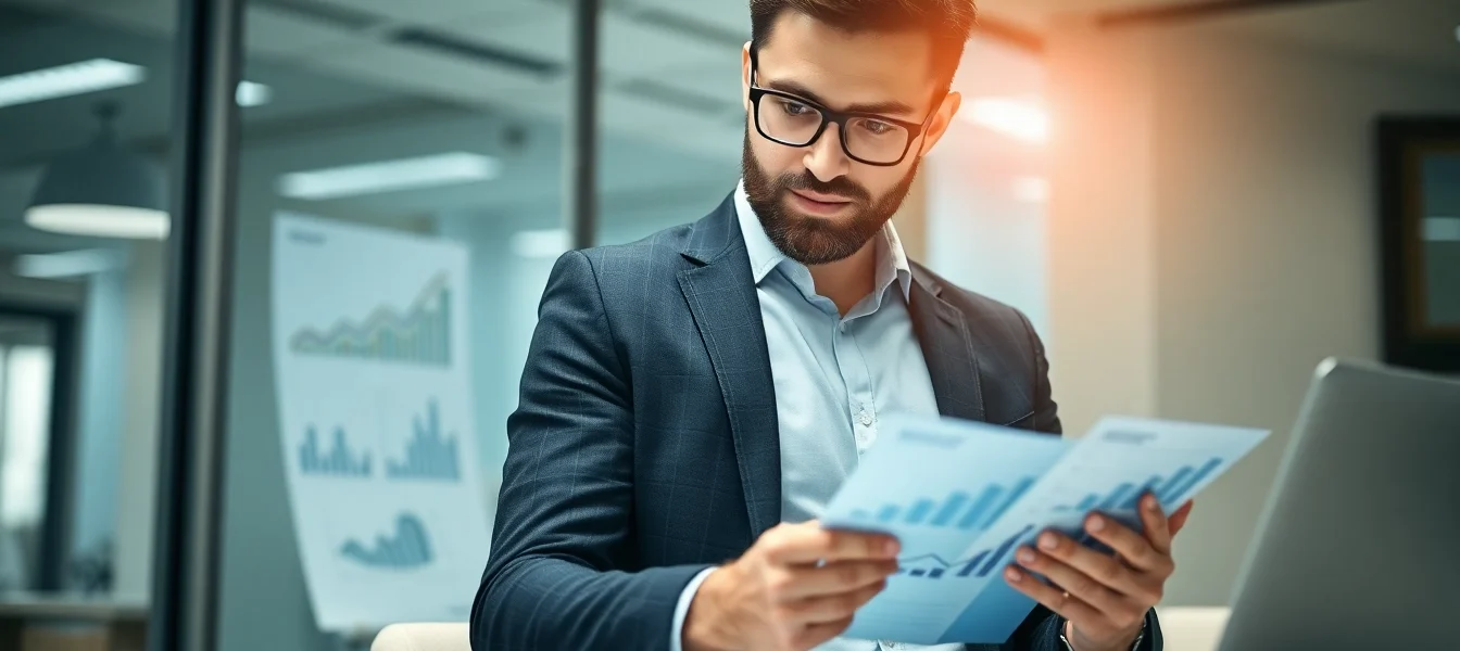 Professional team analyzing digital marketing strategies for business growth with specific