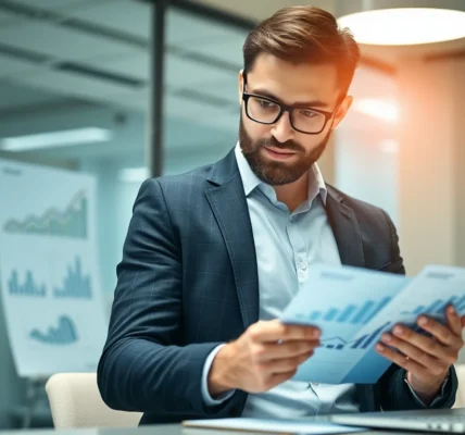 Professional team analyzing digital marketing strategies for business growth with specific