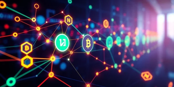 Comprehensive Blockchain and NFT Technology Guide showcasing digital assets on a blockchain