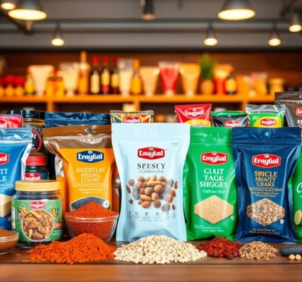 Leading manufacturer showcasing a variety of authentic spices and processed foods with focus on